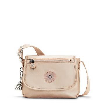 Kipling Sabian Metallic Crossbody Mini Väska Guld | SE 1866RV